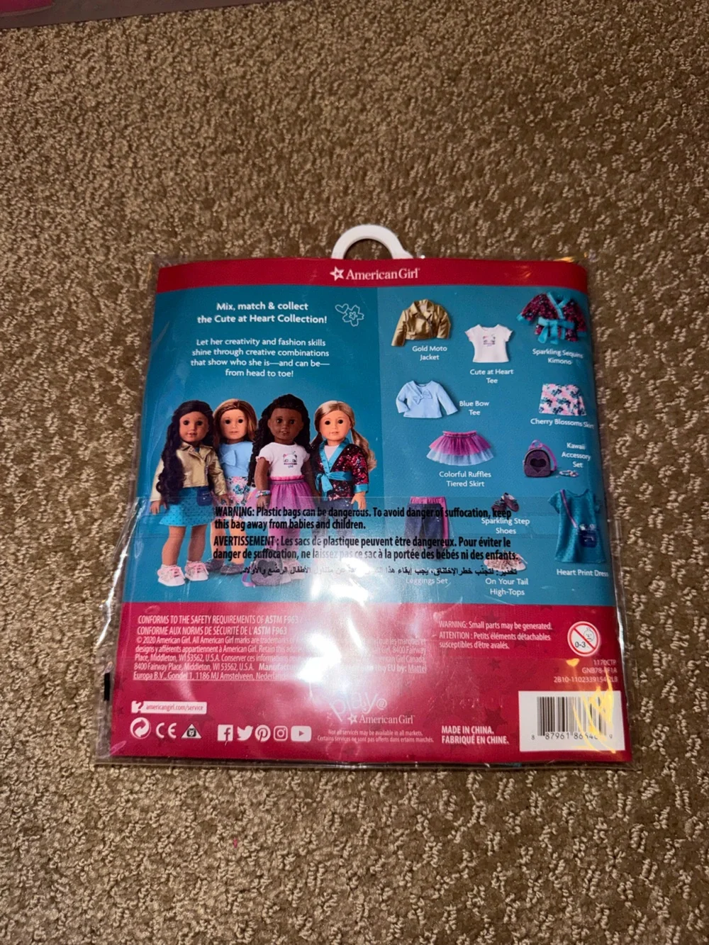 American Girl sequined kimono